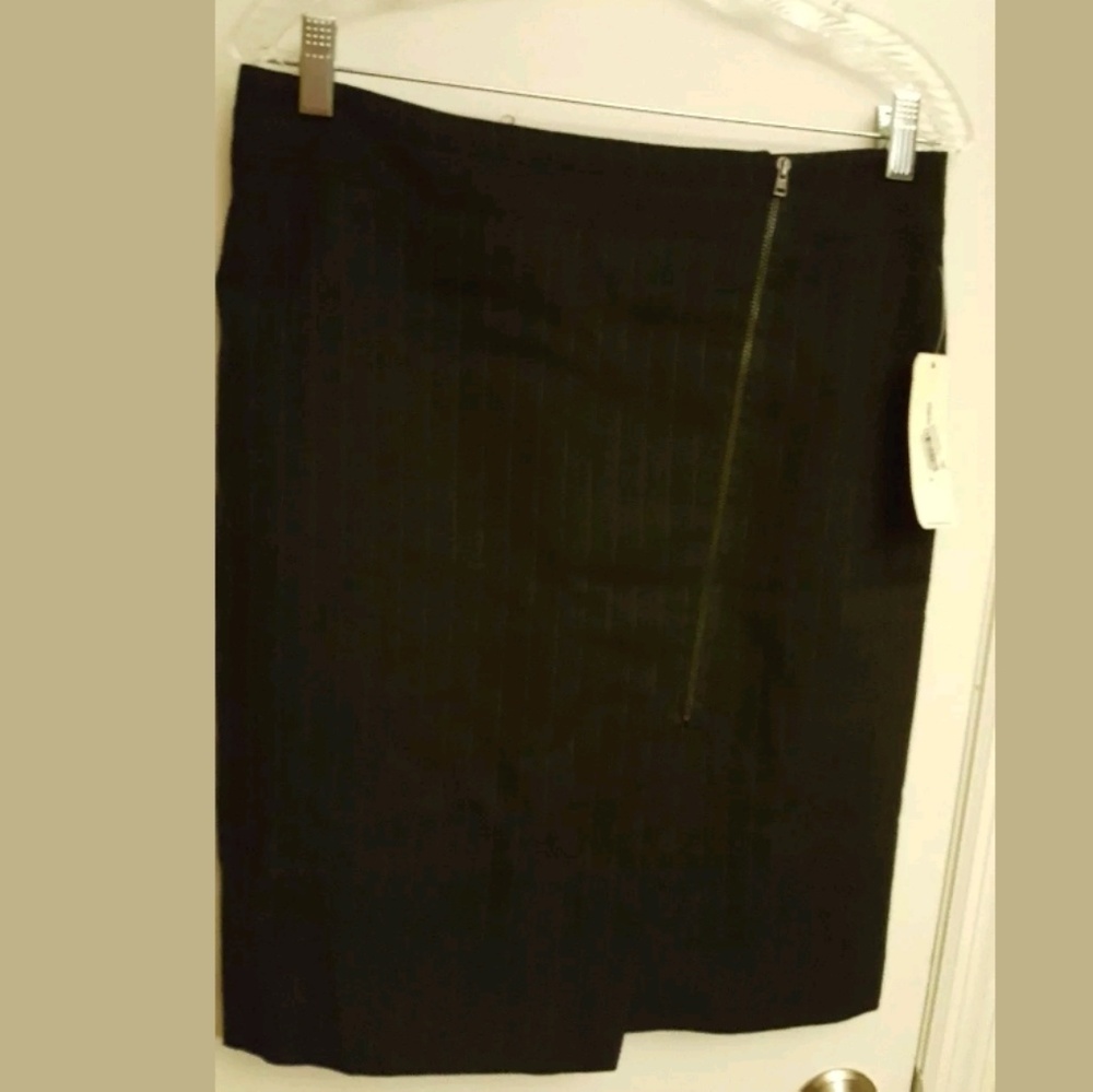 Gerald Darel Black Pinstripe Skirt
